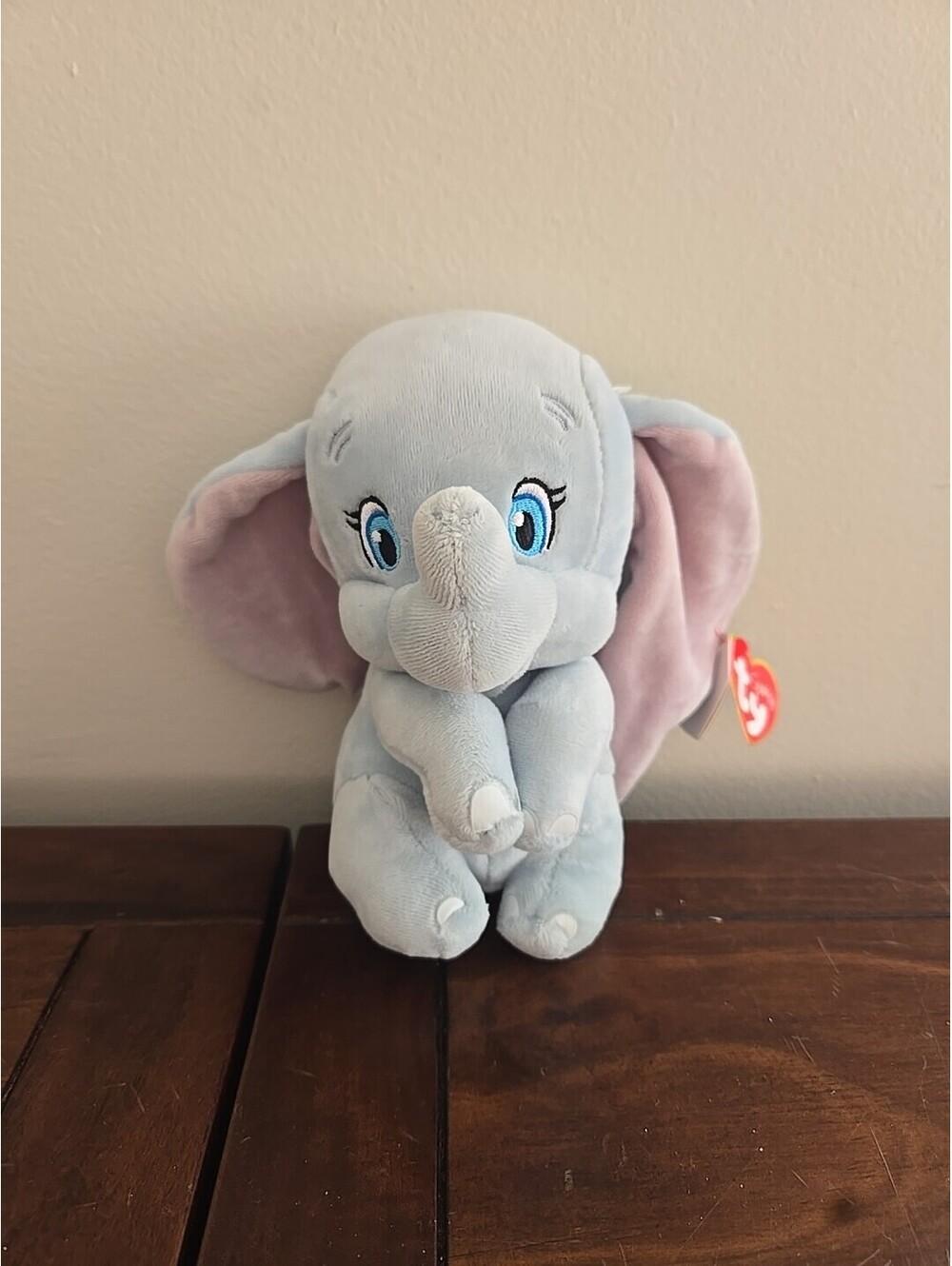 Ty Beanie Baby Disney Dumbo Sparkle 6" Plush Elephant Stuffed Animal Toy 2023